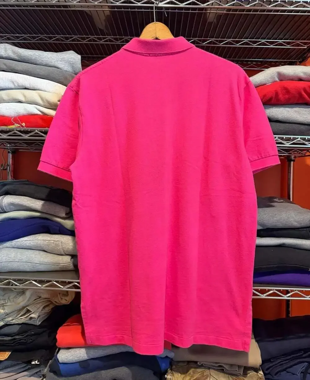 Polo Ralph Lauren Polo Shirt Mens Large Pink Short Sleeve Cotton